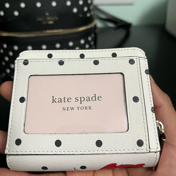 disney x kate spade new york minnie mouse backpack and wallet Polka Dot - Picture 5 of 14